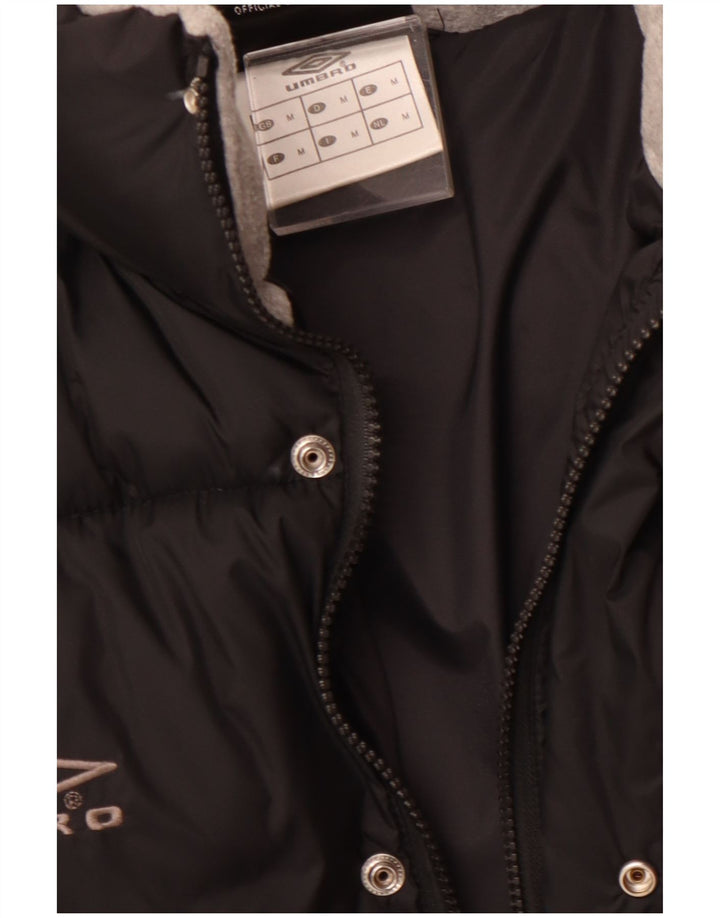 Мужская стеганая куртка Umbro UK 38, средний черный нейлон