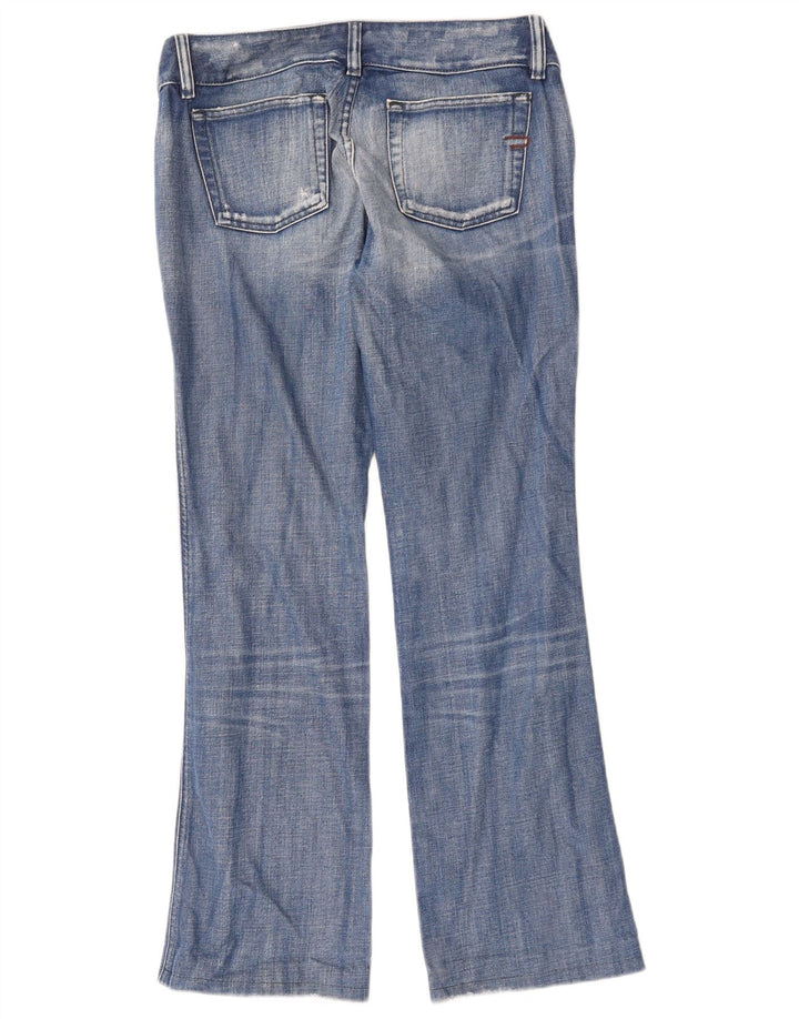 Женские потертые джинсы DIESEL Bootcut W31 L29, синий хлопок