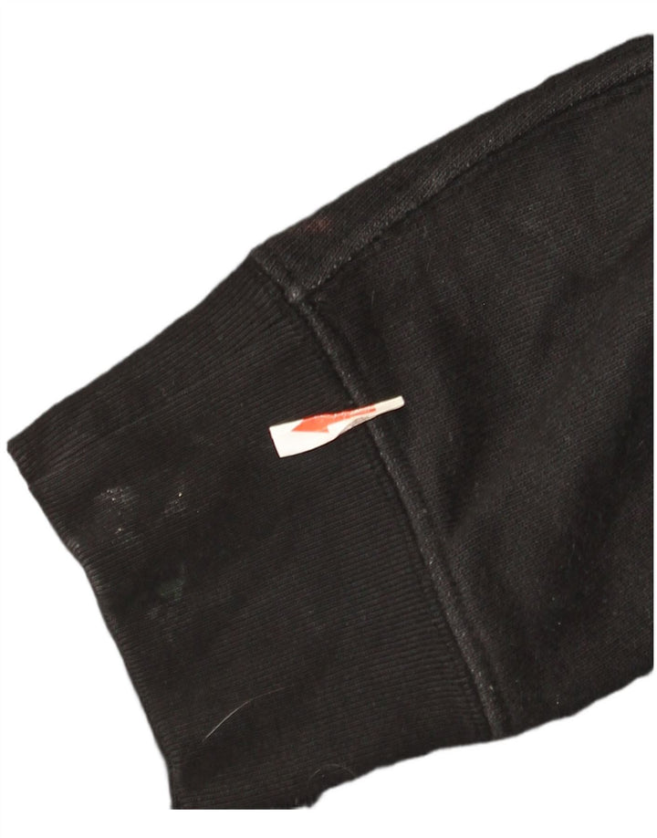 Мужской свитшот с рисунком Levi's, большой черный хлопковый джемпер