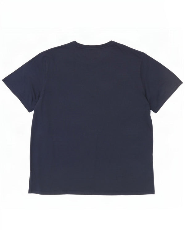 Мужская футболка Levi's Standard с рисунком, топ 2XL, темно-синий, хлопок