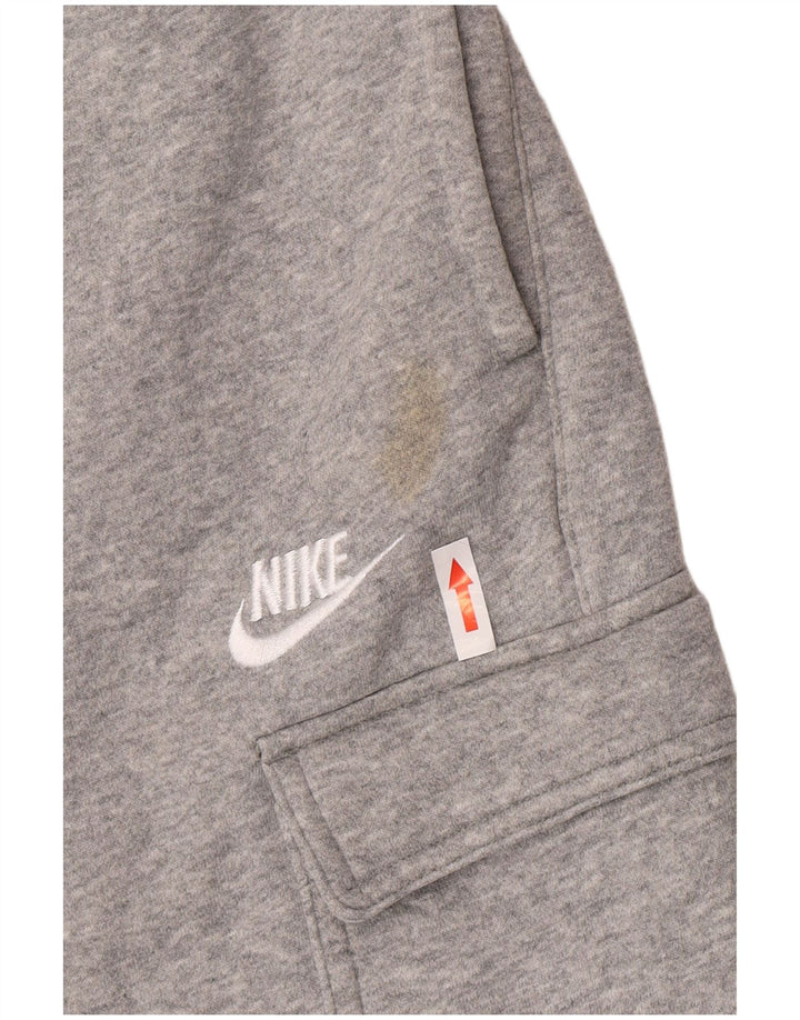 Мужские спортивные брюки-карго Nike, большие серые хлопковые брюки для бега