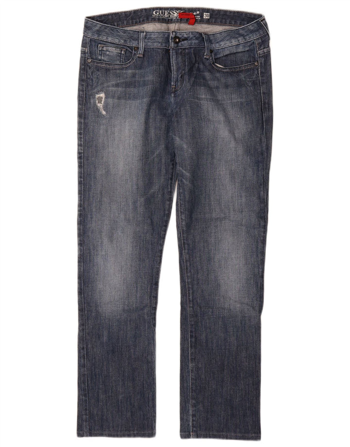 Женские узкие джинсы Guess W30 L30 синие, хлопок