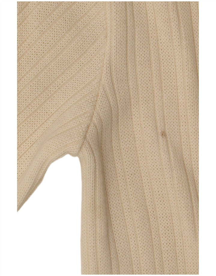 CAGI Женский свободный двубортный кардиган-свитер IT 34 2XS Off White