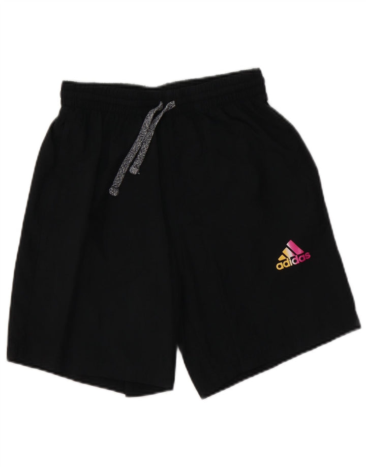 ADIDAS Womens Sport Shorts UK 4 XS  Black Polyester