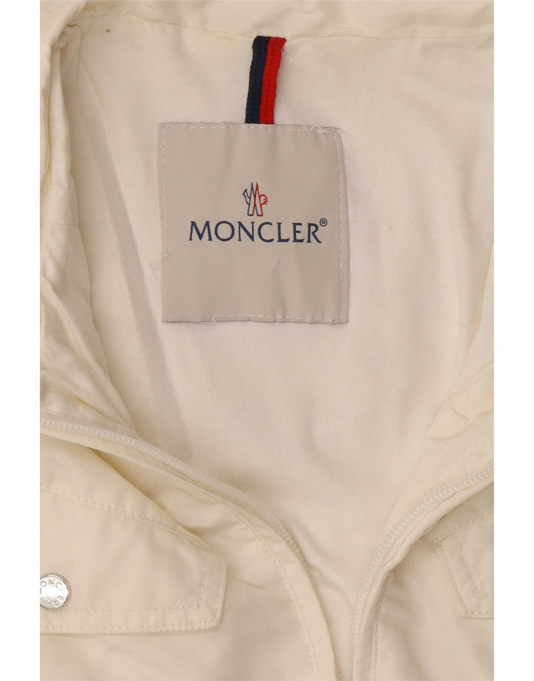 Куртка Moncler для девочек 13-14 лет, белый полиамид