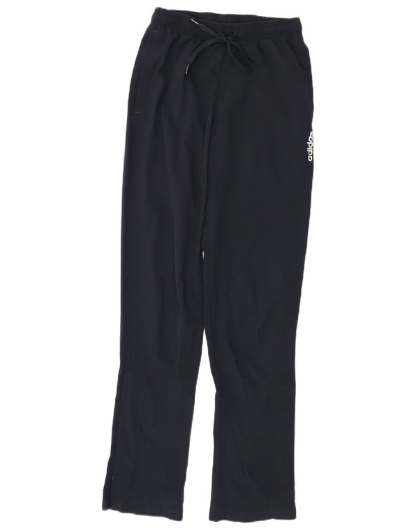 Женские спортивные брюки Adidas UK 10, маленькие, темно-синие, полиэстер