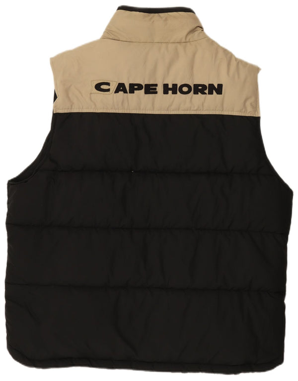 Мужской утепленный жилет Cape Horn UK 42 XL, черный цветной блок