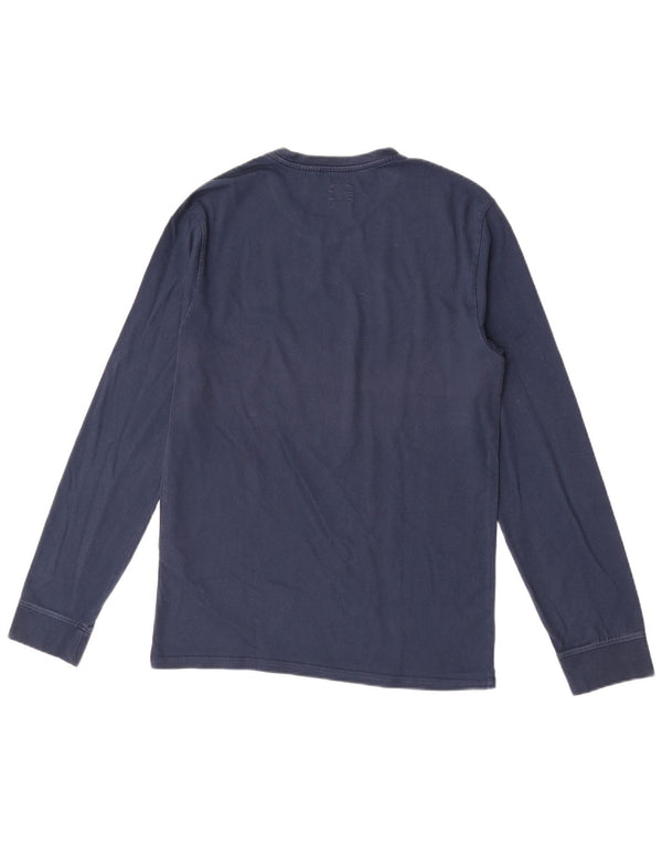 Levi's Mens Standard Top Long Sleeve Small Navy Blue Cotton