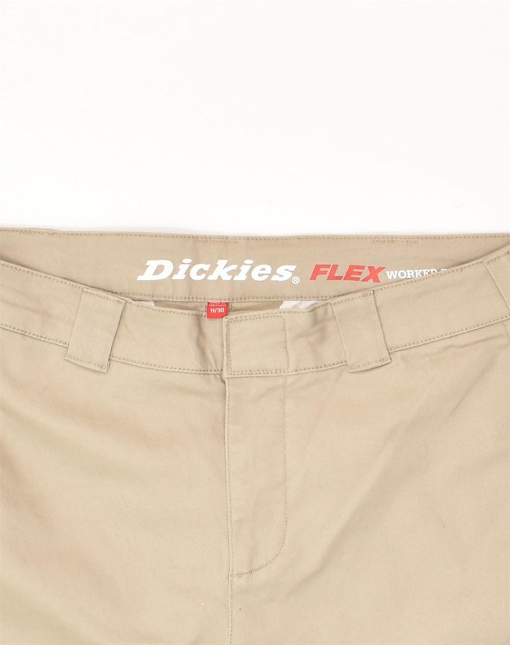 DICKIES Womens Flex Straight Chino Trousers US 11 Large W30 Beige Cotton | Vintage Dickies | Thrift | Second-Hand Dickies | Used Clothing | Messina Hembry 