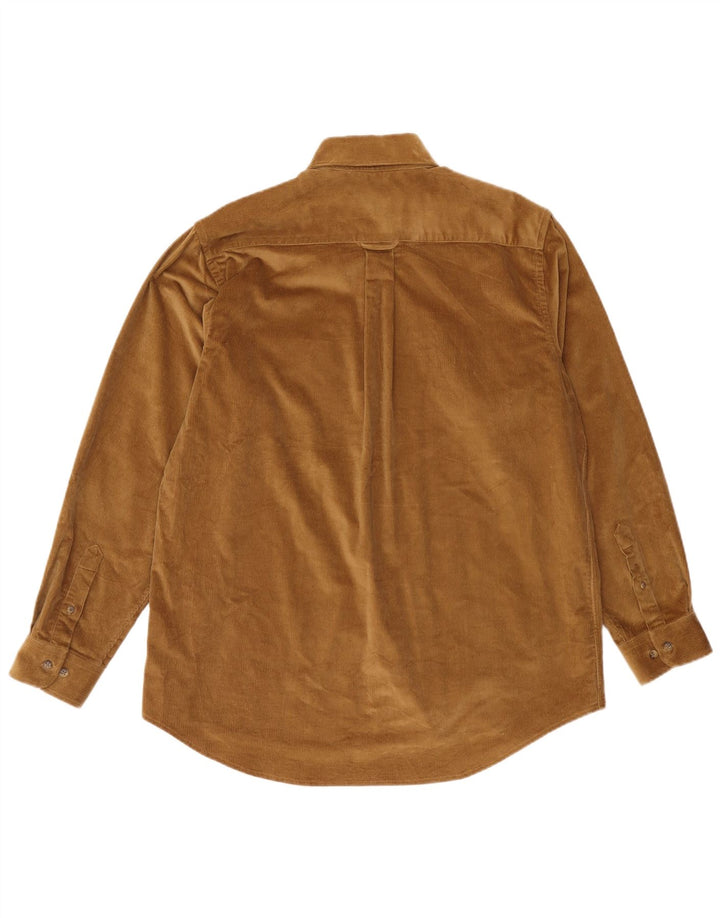 Мужская вельветовая рубашка Barbour среднего бежевого цвета, хлопок