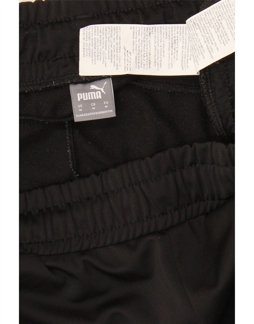 Мужские спортивные брюки Puma, джоггеры, средний черный, полиэстер