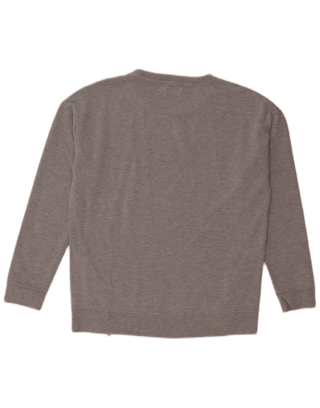 Женский свитер с рисунком CONVERSE UK 14, хлопковый средний серый цвет