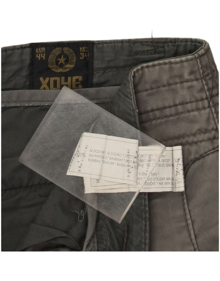 Мужские брюки-карго XDYE Joggers EU 44, большие W34 L31, серый хлопок