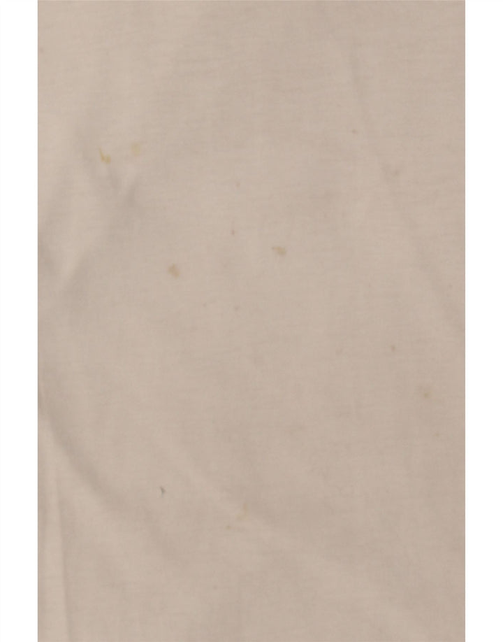 ARMANI JEANS Womens T-Shirt Top UK 14 Medium White Cotton Vintage Armani Jeans and Second-Hand Armani Jeans from Messina Hembry 