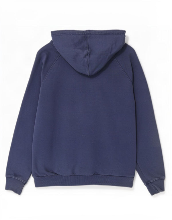 Женский джемпер с капюшоном Adidas Oversized с рисунком UK 10, маленький, темно-синий, хлопок