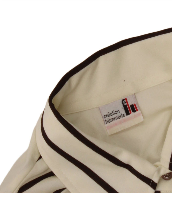 Женская блузка-рубашка HAMMERLE UK 14, большой полиэстер в белую полоску