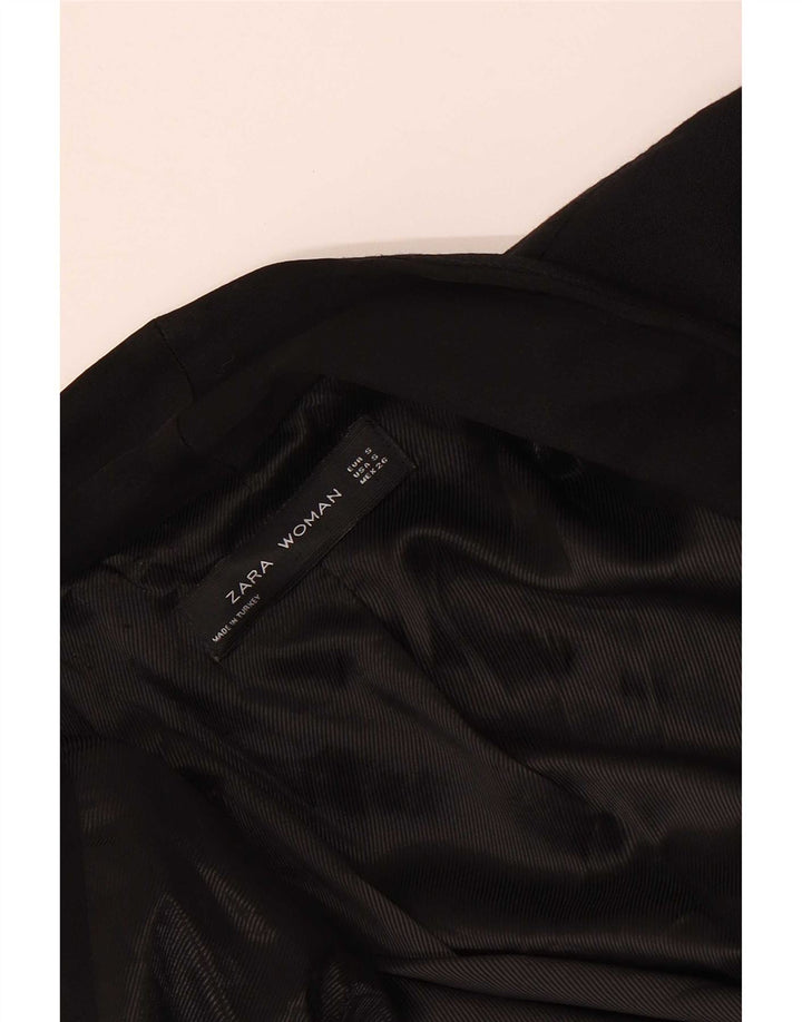 Женский открытый пиджак Zara UK 10, маленький черный