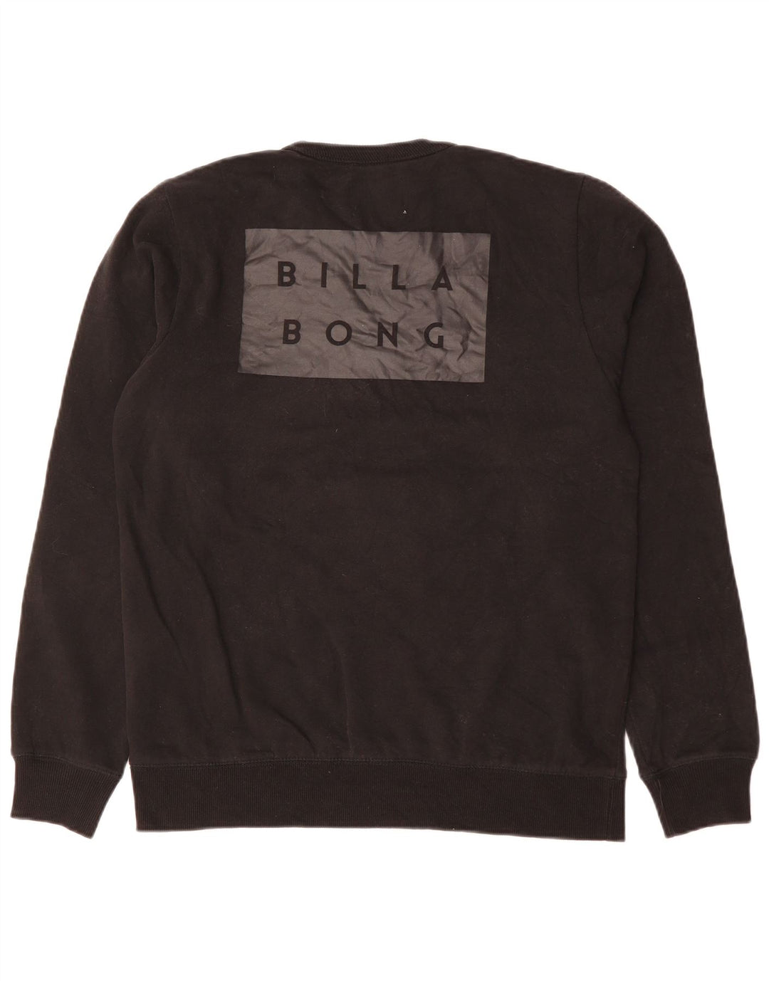 Мужской свитшот Billabong с графическим рисунком, большой черный хлопковый джемпер