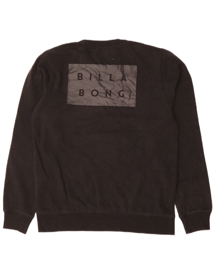 Мужской свитшот Billabong с графическим рисунком, большой черный хлопковый джемпер