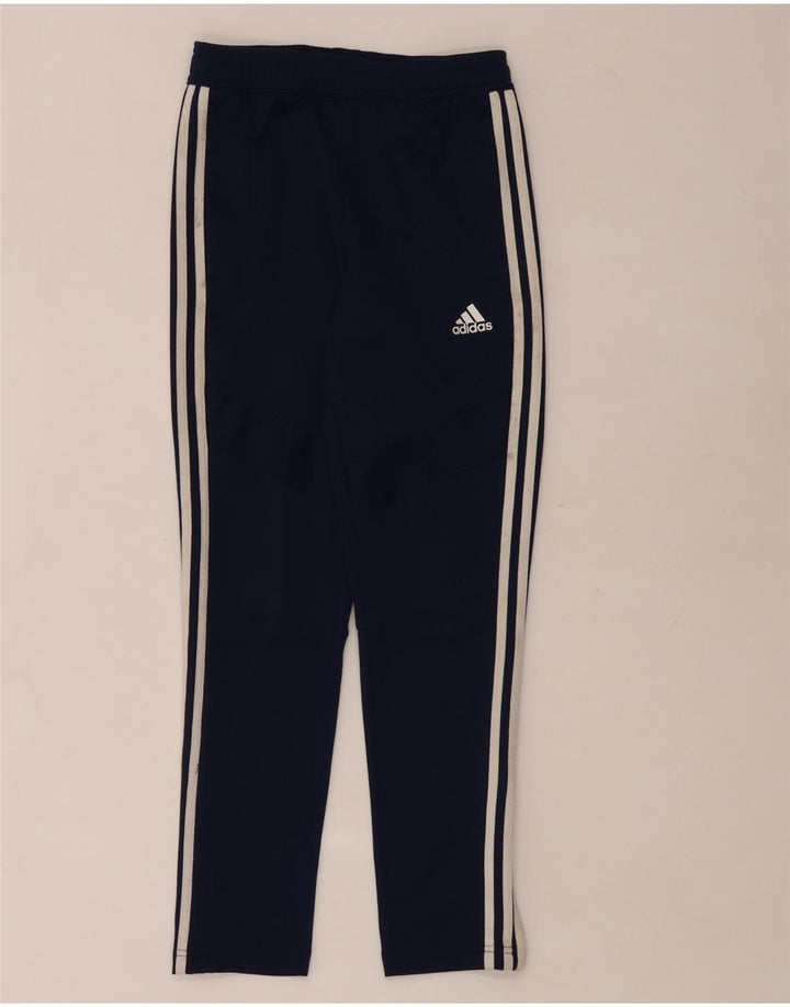 Спортивные брюки Adidas для мальчиков 11-12 лет, темно-синий, полиэстер
