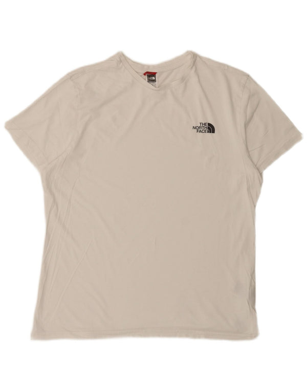 Мужская футболка The North Face, большой белый хлопковый топ