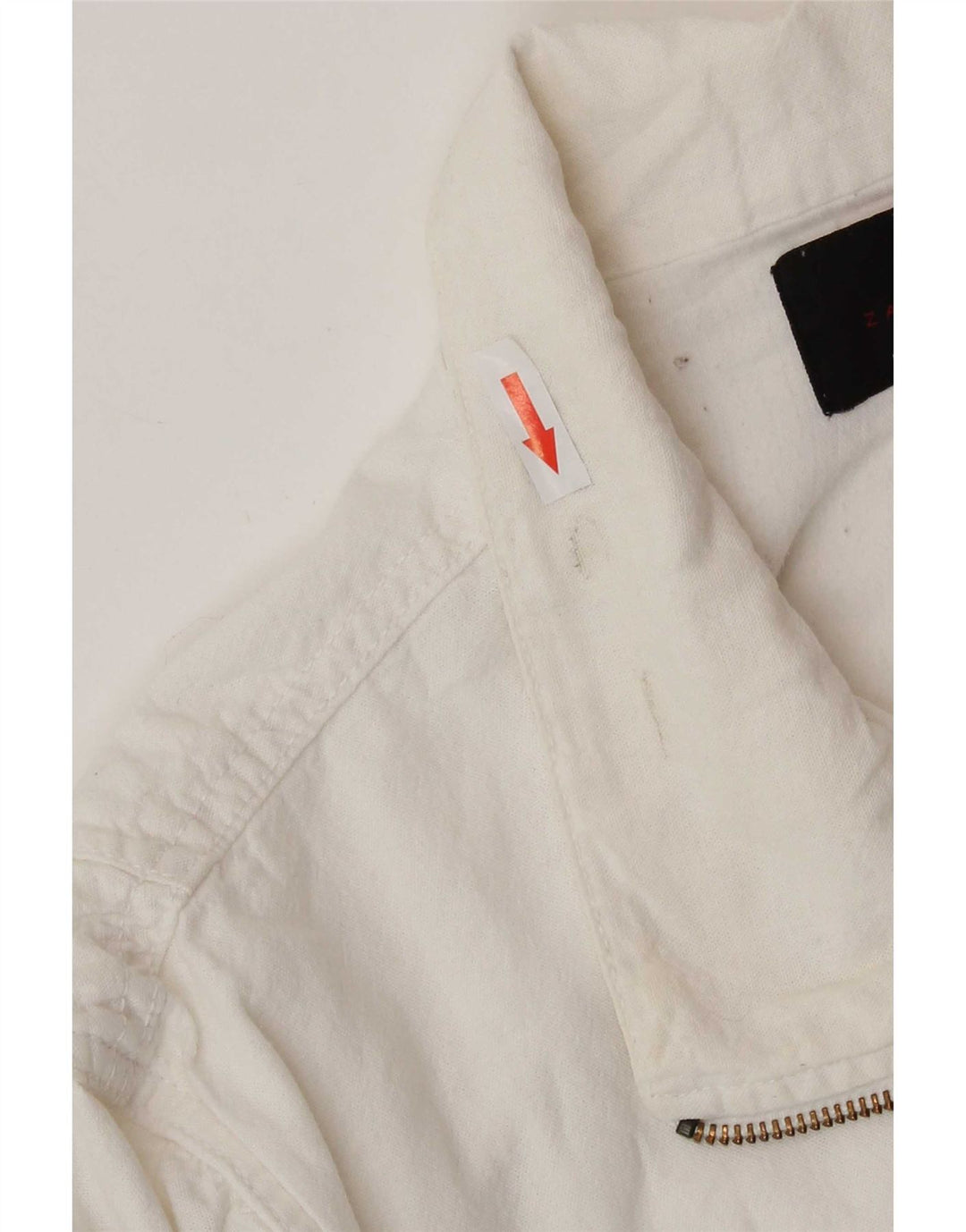 Мужская куртка Zara UK 42 XL, белый полиэстер