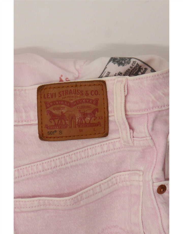 Женские прямые джинсы Levi's 501, маленькие W27 L29, розовые