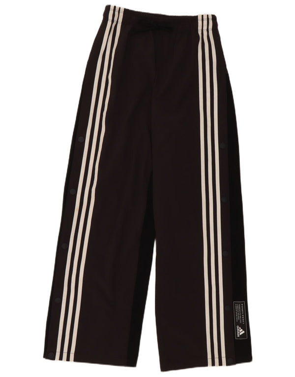 Женские широкие спортивные брюки Adidas UK 4/6 XS, черный полиэстер