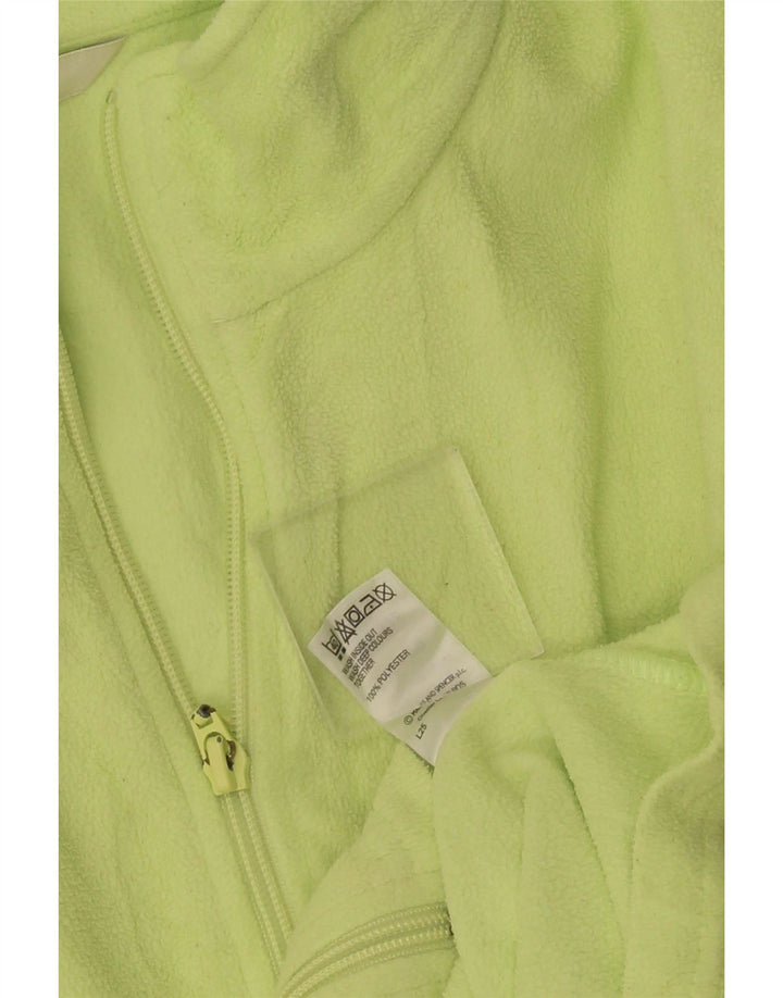 Женская флисовая куртка Marks & Spencer UK 20 2XL зеленая полиэстер