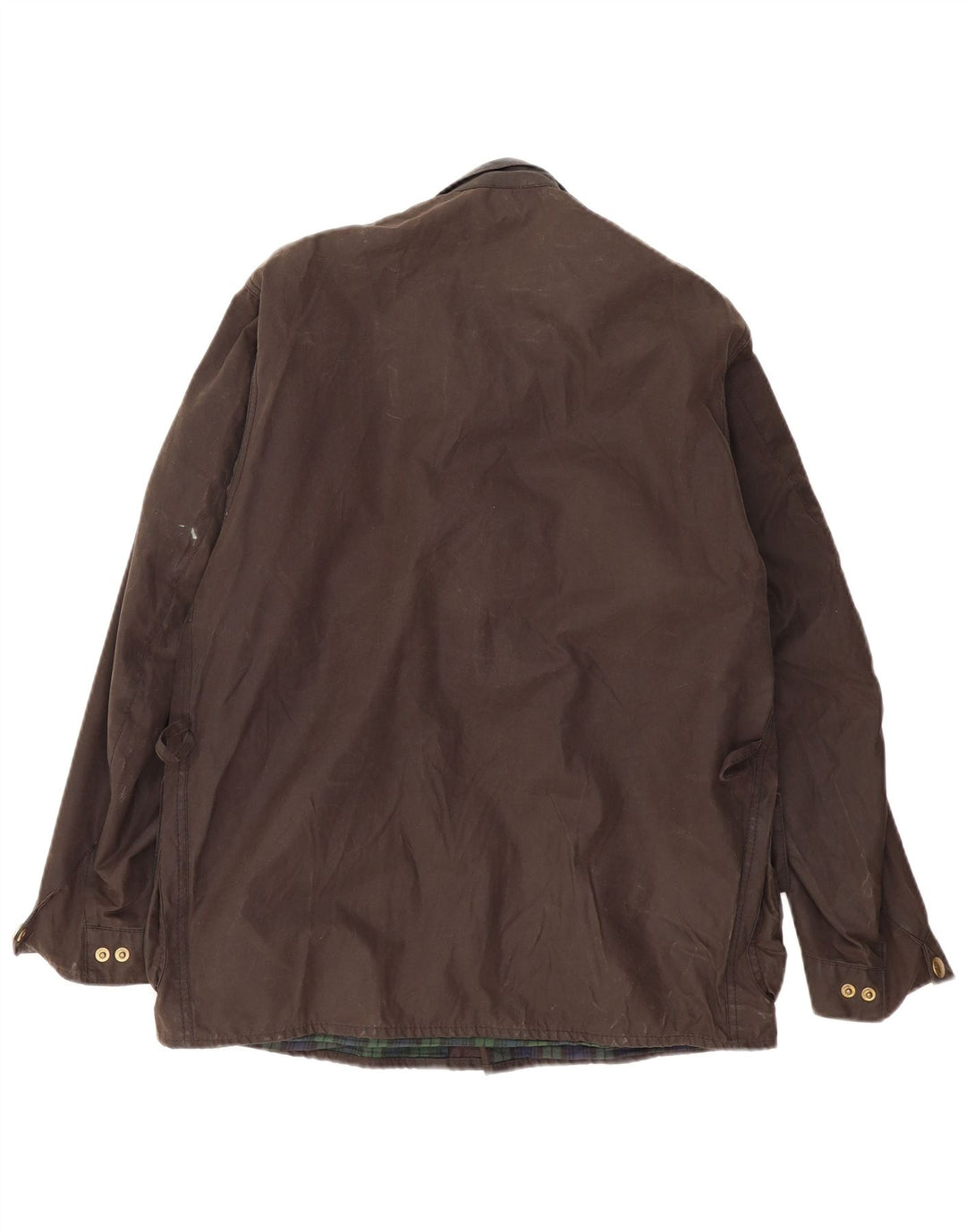 Мужская куртка из вощеного хлопка BARBOUR, размер 38, маленькая, коричневый хлопок