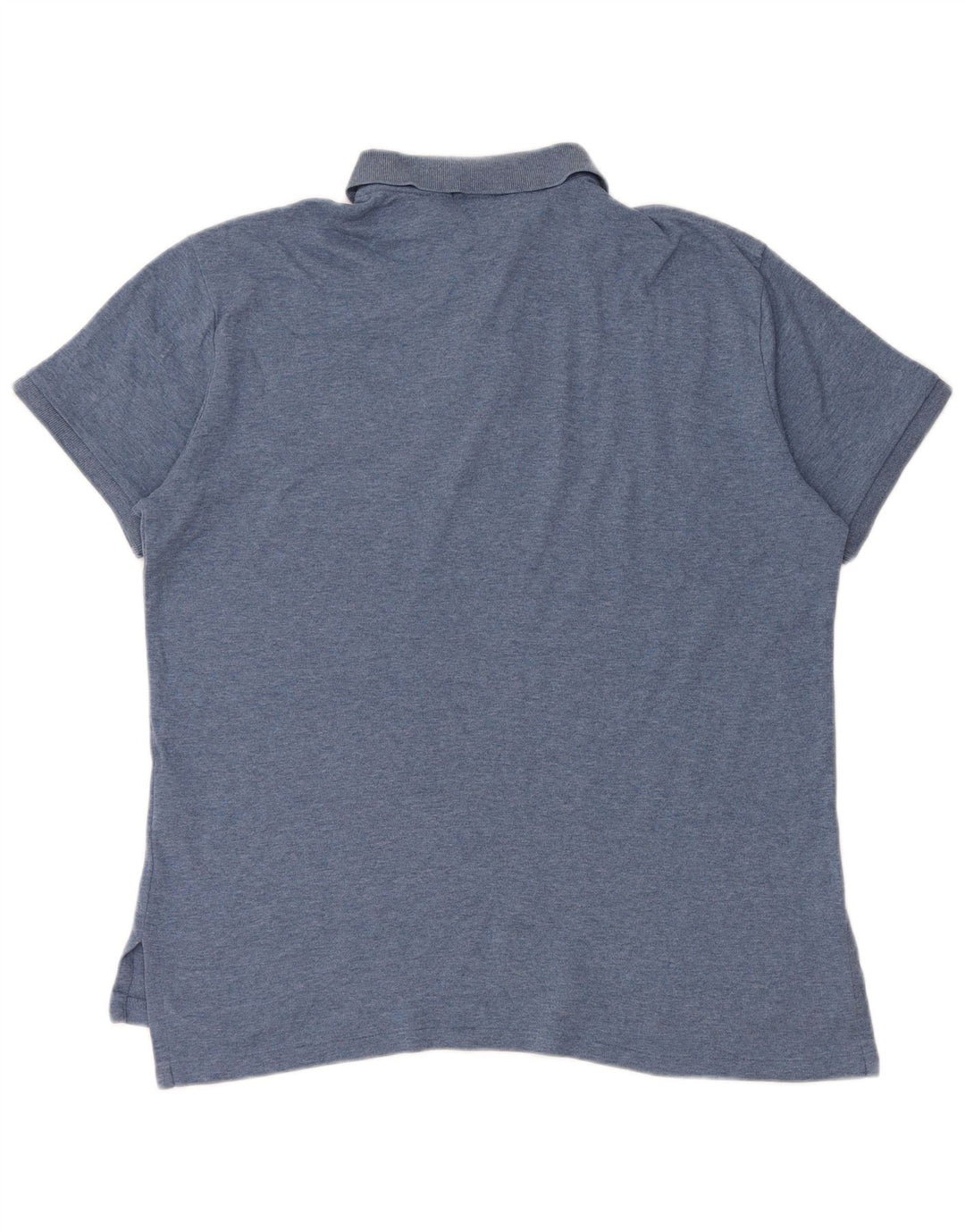 Мужская рубашка поло POLO RALPH LAUREN, хлопковая, среднего размера, синего цвета