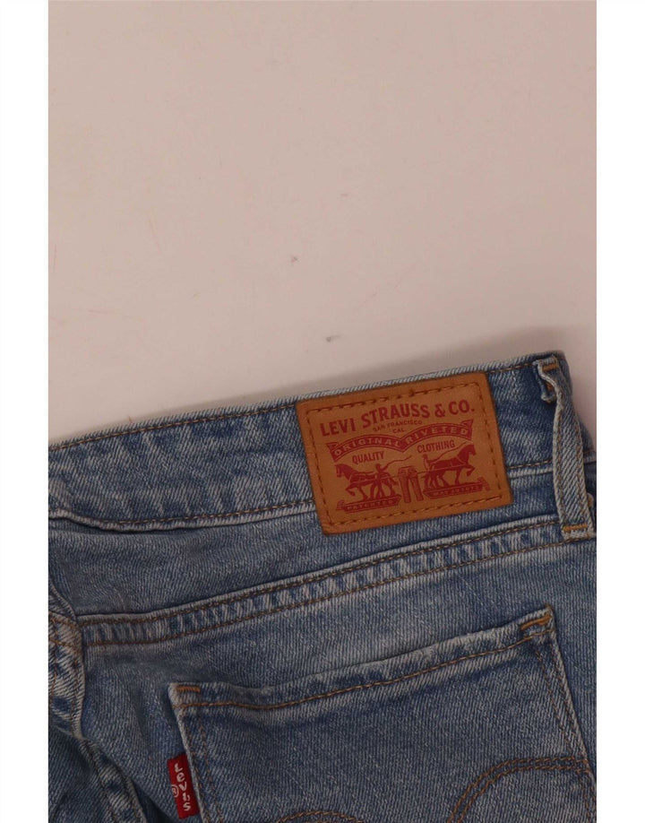 Женские узкие джинсы Levi's 711 W27 L28 синие, хлопок
