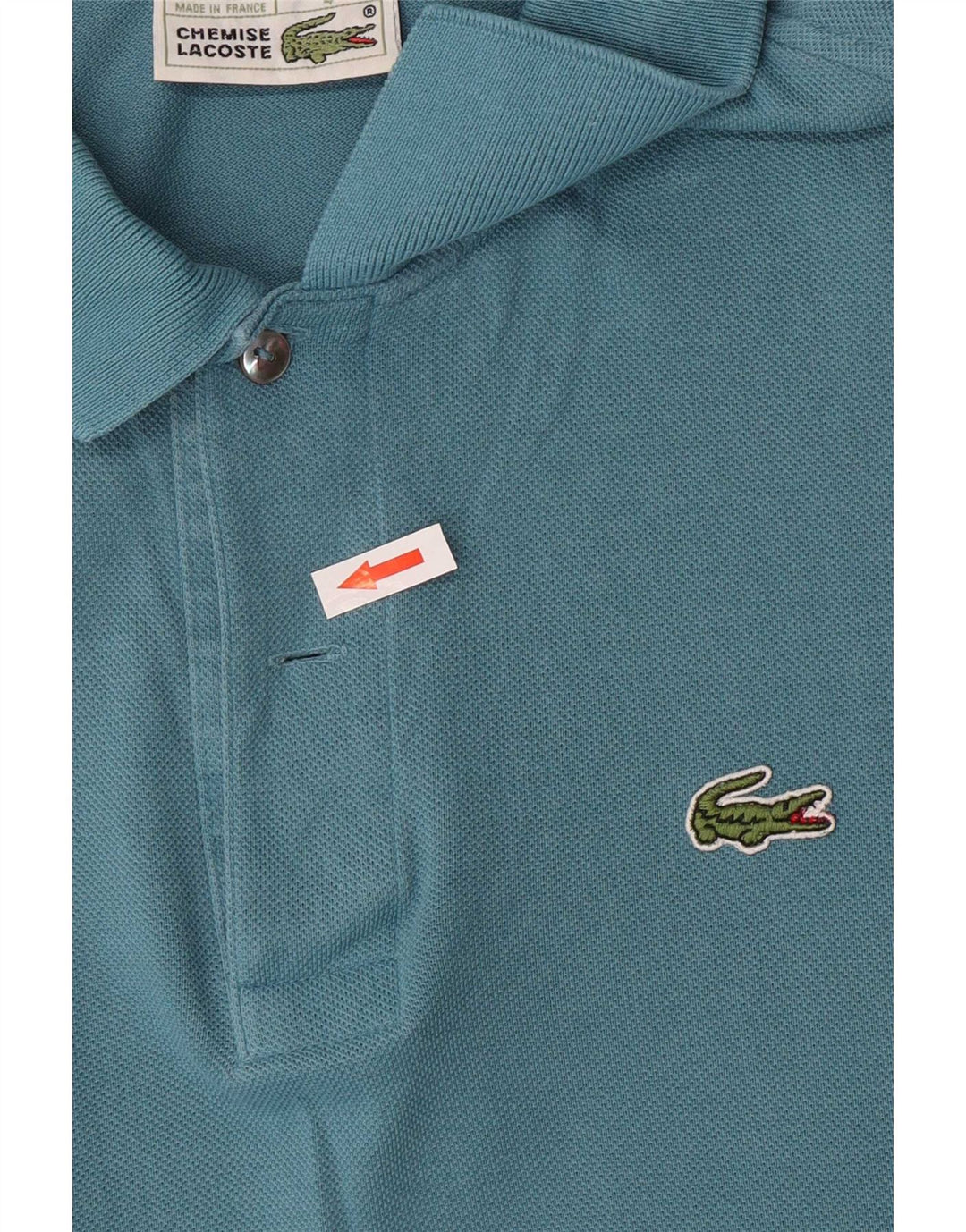 Мужская рубашка-поло Lacoste, размер 4, средний синий хлопок