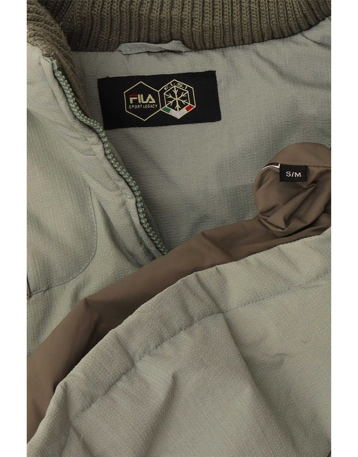 Мужская стеганая куртка Fila UK 36 маленькая зеленая