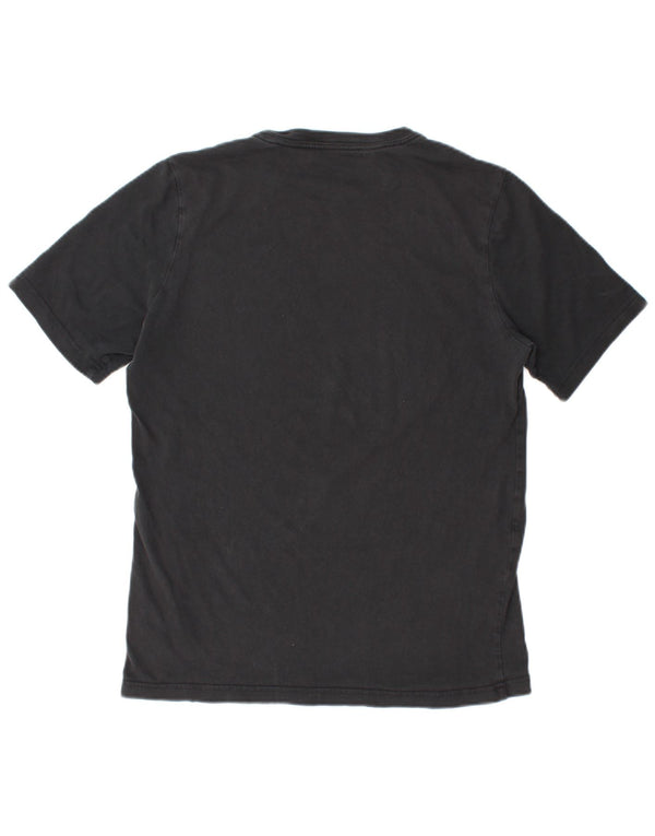 Футболка ADIDAS с рисунком для мальчиков, топ 15–16 лет, XL, черный хлопок