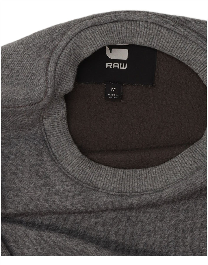 G-STAR Mens Sweatshirt Jumper Medium Grey