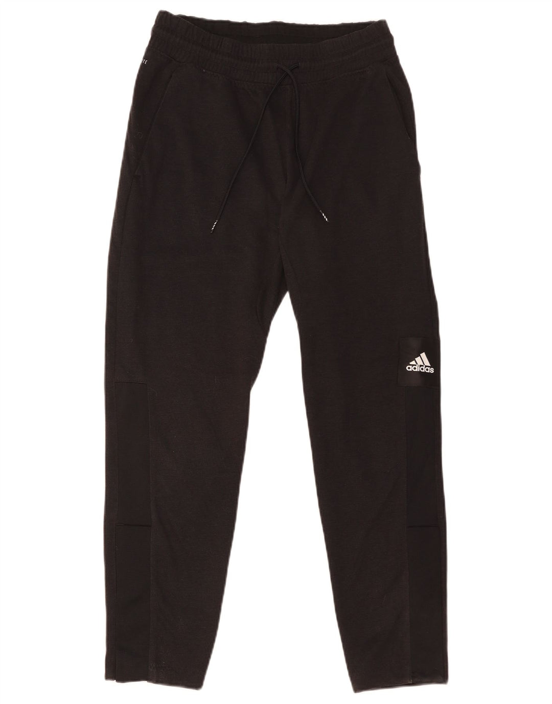 Мужские спортивные брюки Adidas Climalite, брюки для бега, средний черный полиэстер