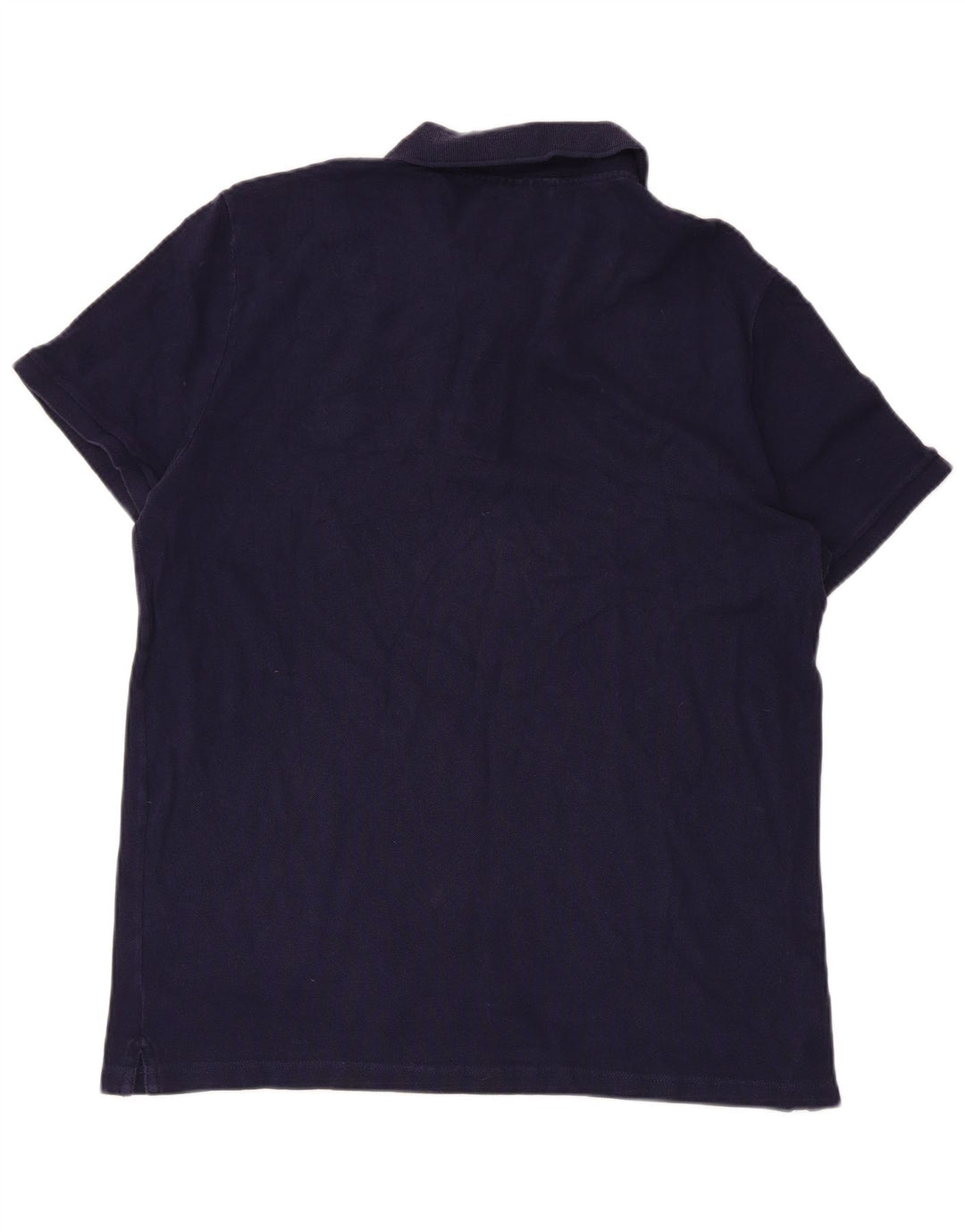 LACOSTE Мужская рубашка-поло приталенного кроя, размер 6 XL, темно-синяя, хлопок