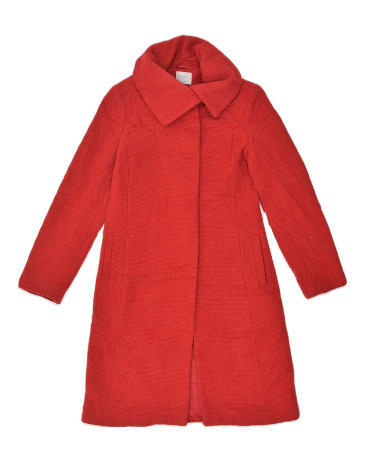 OASIS Womens Overcoat UK 10 Small  Red Cotton | Vintage Oasis | Thrift | Second-Hand Oasis | Used Clothing | Messina Hembry 
