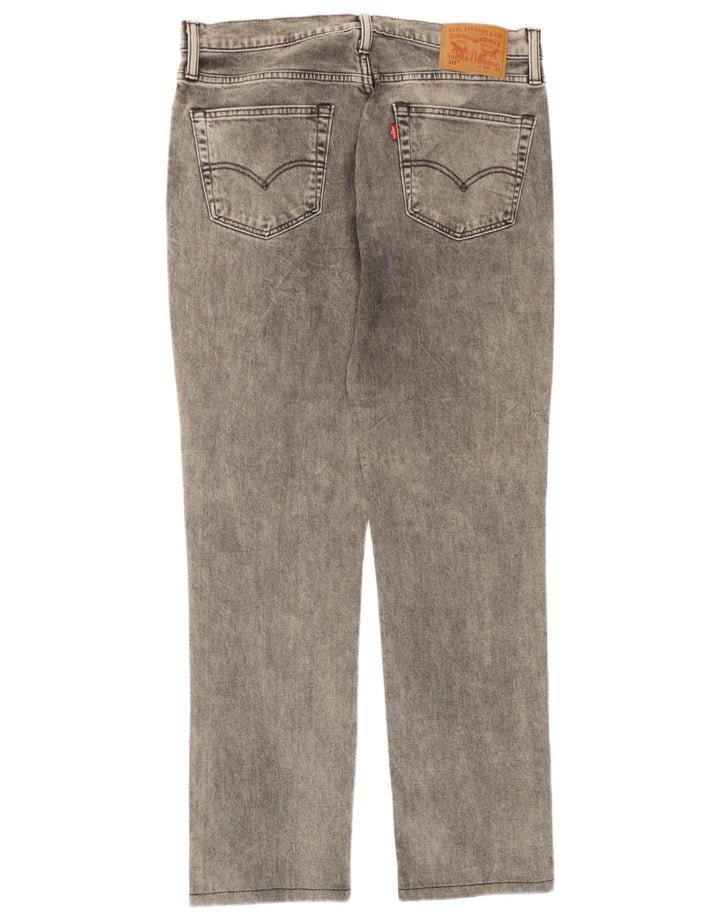 Мужские джинсы Levi's 511 Slim W34 L31 Серые хлопковые