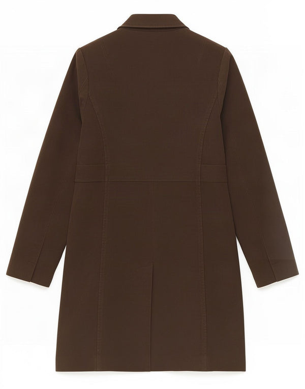 Женское пальто Gant UK 6 XS, коричневый хлопок