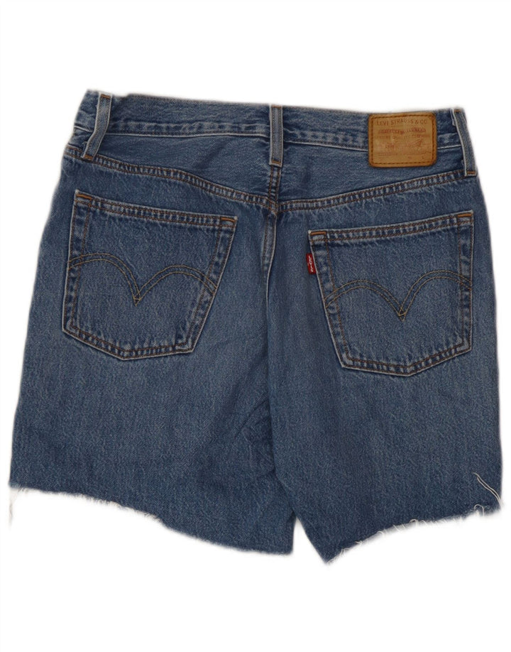 Женские джинсовые шорты Levi's 501 W27, маленькие синие, хлопок