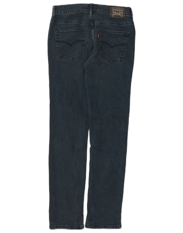 Levi's Boys 512 Узкие зауженные джинсы 15-16 лет W30 L31 Темно-синий хлопок