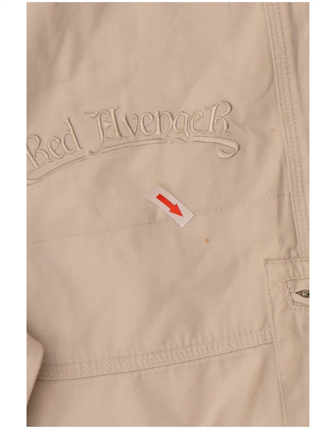 Винтажные мужские шорты карго IT 44 XS W34 Белый хлопок