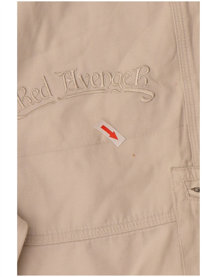 Винтажные мужские шорты карго IT 44 XS W34 Белый хлопок