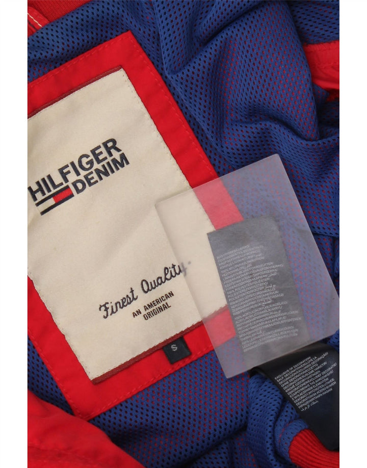 Мужской бомбер Tommy Hilfiger UK 36, маленький красный нейлон