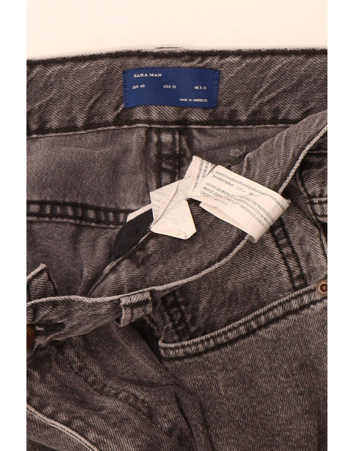 Мужские узкие джинсы ZARA EU 40 Medium W31 L29 Серый хлопок