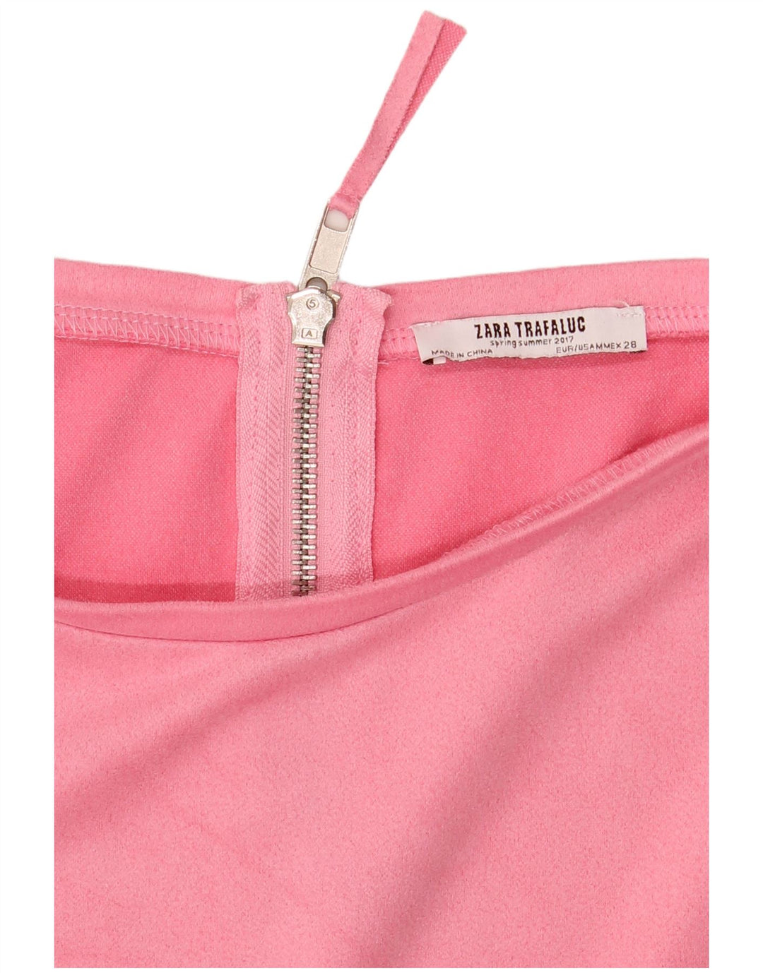 Женское платье прямого кроя Zara UK 14, средний розовый