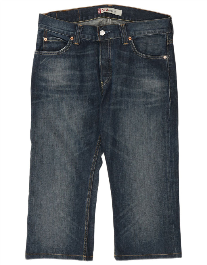 Мужские джинсы-капри Levi's 512 W33 L22 синие, хлопок