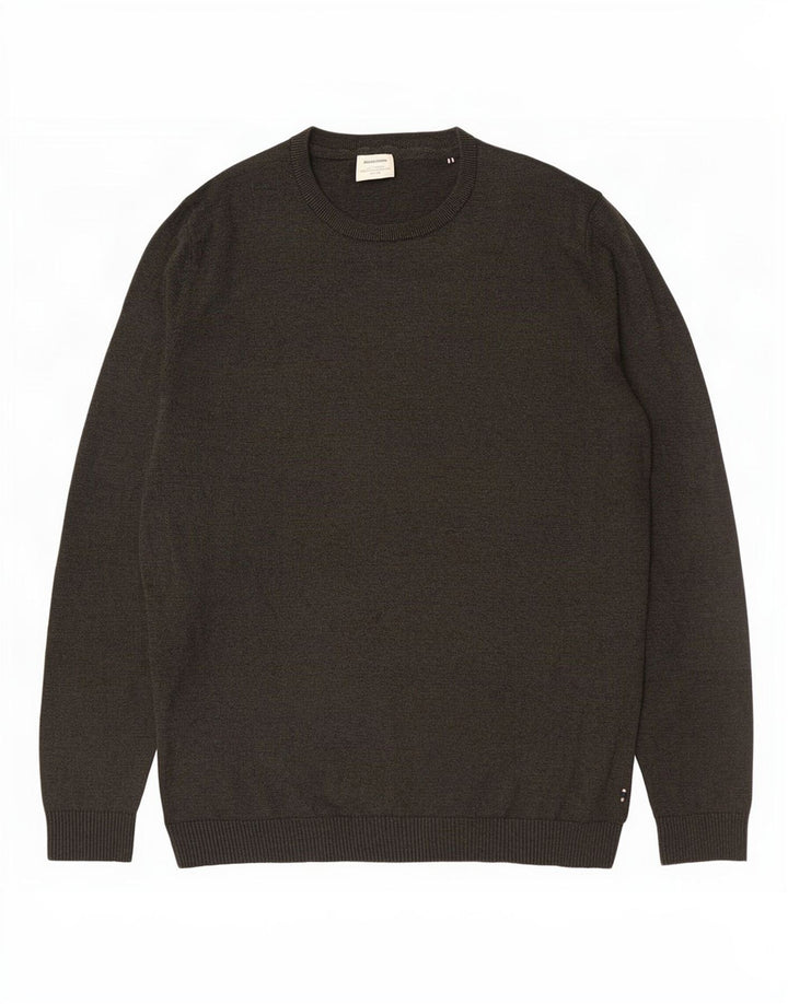 Мужской свитер с круглым вырезом Jack & Jones XL, серый